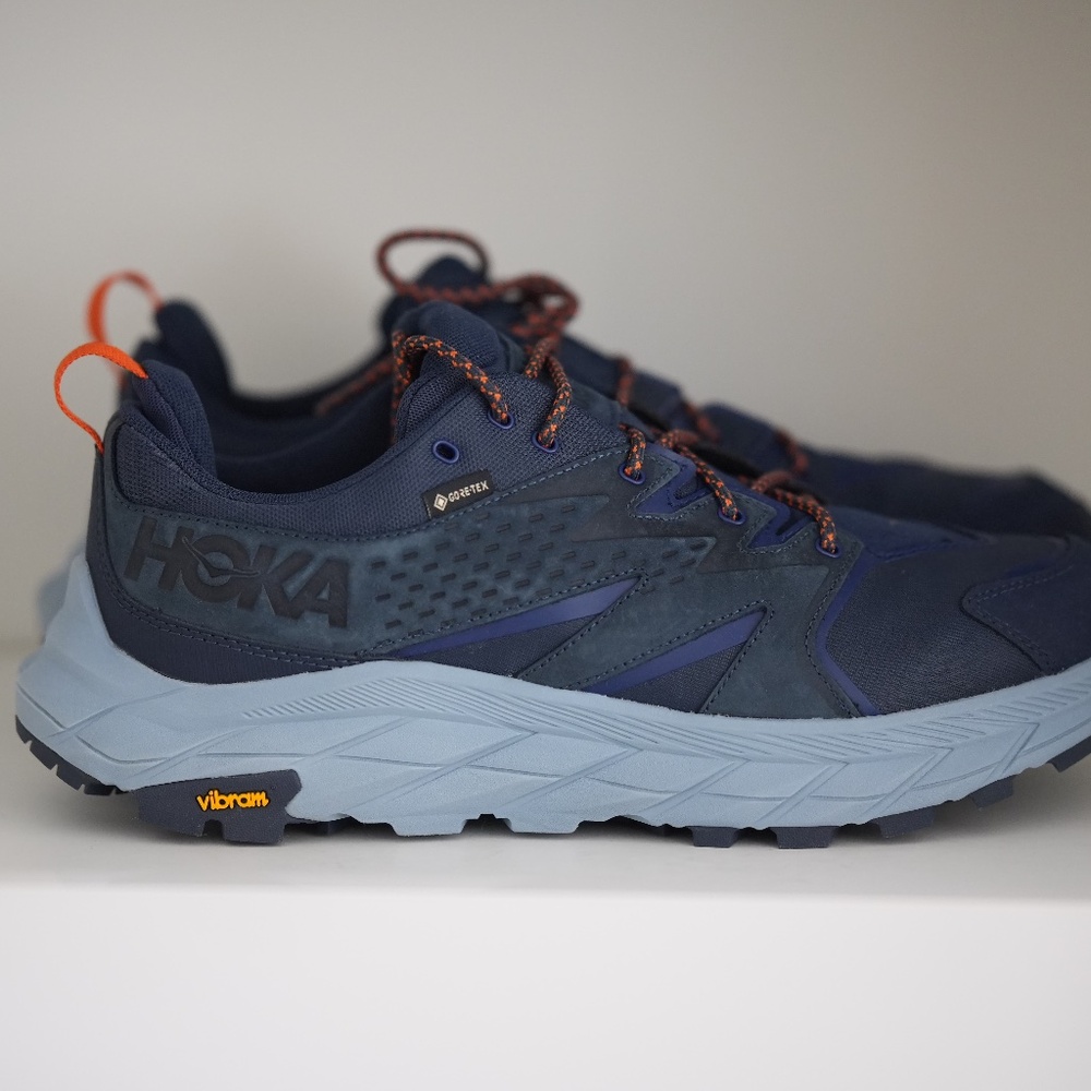 Hoka One One Anacapa Low GTX Gore-Tex Outer Space Blue Navy Hiking Shoe Men